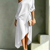 Clara | Elegant Asymmetric Dress