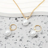 Elegant and Graceful Necklace Set with Pearls