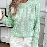 BERNILA | WINTER CABLE KNIT JUMPER