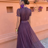 Cayetana™ | Long Chiffon Dress