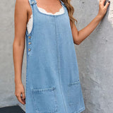 Saylor | Relaxed Denim-Look Dress