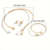 MODERN GEOMETRIC JEWELRY SET