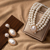 Classic Pearl Jewellery Set