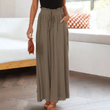 Casual Wide-Leg Trousers