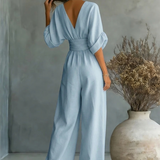 Victoria | Effortless V-Neck Jumpsuit