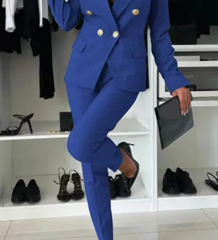 ELENORE | DOUBLE-BREASTED BLAZER SUIT