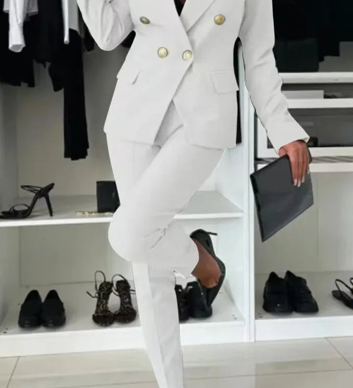 ELENORE | DOUBLE-BREASTED BLAZER SUIT