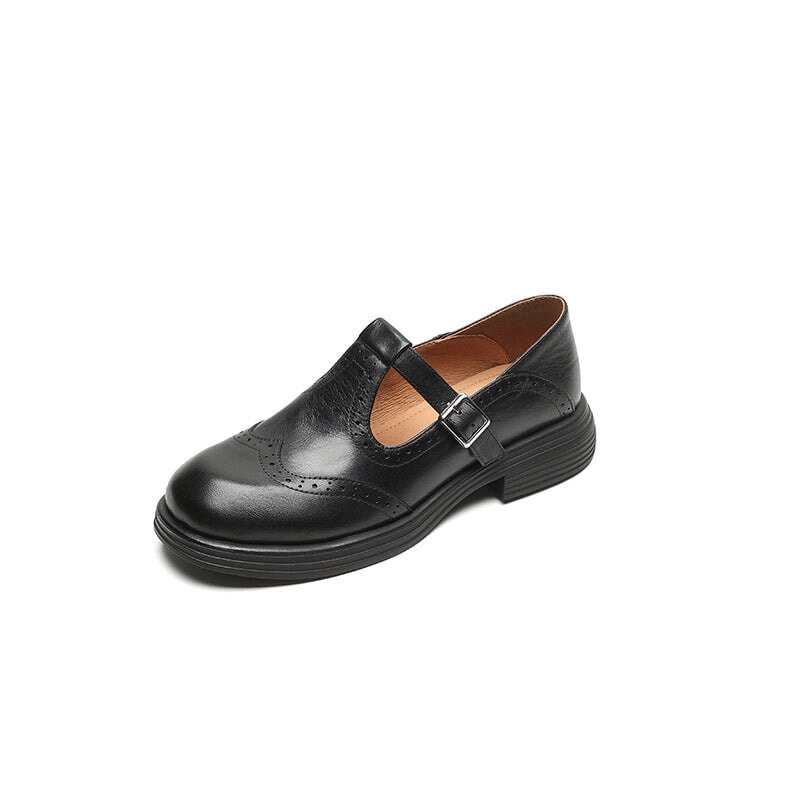 TALVANNA | ELEGANT EVERYDAY LEATHER MARY JANES