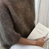 EMBER | SOLID COLOR CREW NECK SWEATER