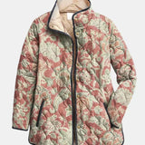 OLIVIA | Quilted Damask Terracotta Jacket Pauline