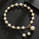 Chunky Pearl Necklace Set