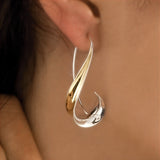 Twist Gold Luxe Sophisticated Earrings