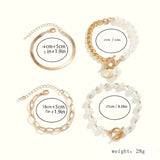 Luxury Layered Pearl Bracelet Set