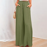 Casual Wide-Leg Trousers