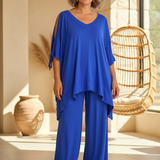 Ursula™ | Open Shoulder Tunic and Trousers Set