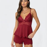 Midnight Kiss Lace Set