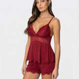 Midnight Kiss Lace Set