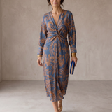 Celeste | Midi Dress with Floral Elegance