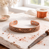 Wavy Copper Bracelet