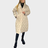 Ofira – Reversible coat with leopard print lining