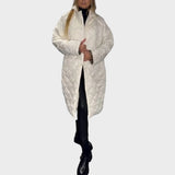 Ofira – Reversible coat with leopard print lining