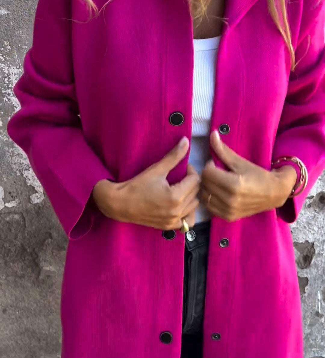 VIONNE | HOODIE JACKET WITH BUTTONS