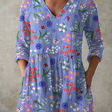Rosie | Long Blouse with V-Neck