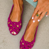 Manuela™ | Woven Flat Sandals
