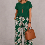Rosie | Elegant Floral Two-Piece Set