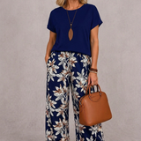 Rosie | Elegant Floral Two-Piece Set