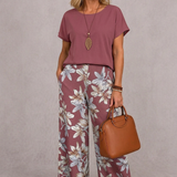 Rosie | Elegant Floral Two-Piece Set