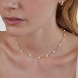 Timeless Gold Pearl Necklace