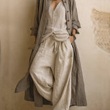 Boho Linen Blend 3-Piece Co-Ord Set