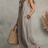 Chiara | Maxi Bohemian Dress with V-Neck