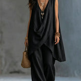 Bohemian Style Loose Cotton And Linen Set