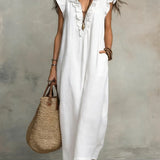 Chiara | Maxi Bohemian Dress with V-Neck
