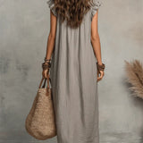 Chiara | Maxi Bohemian Dress with V-Neck