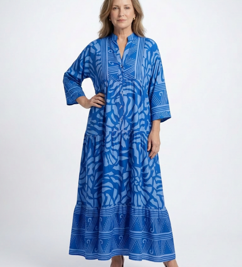 Marielle | Button Front Midi Dress