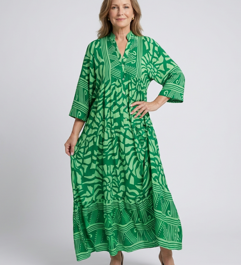 Marielle | Button Front Midi Dress