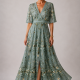 Sabina | Elegant Dress with Floral Print