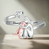 ELDIT | DOG ICON RING (PINK)